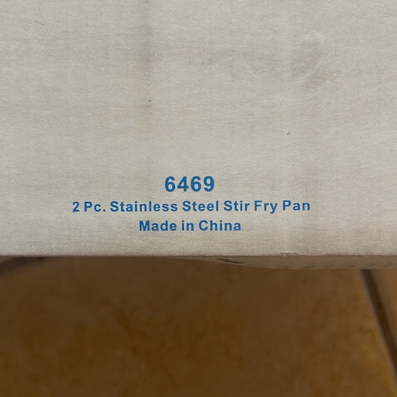 Original Prince House Stainless Steel Stir Fry Pan with serving spoon - Picture 8 of 12